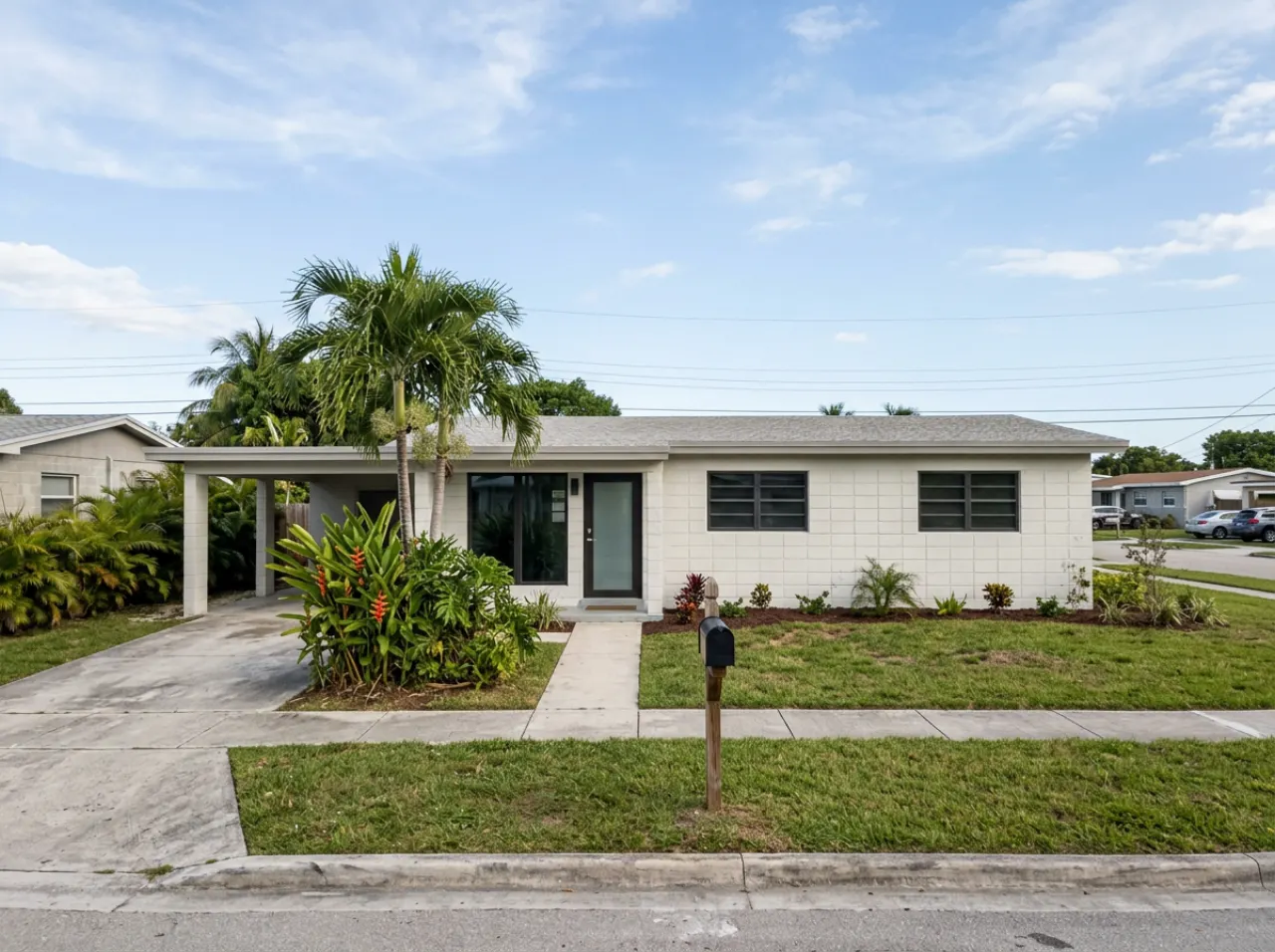 Tidy mid-century single-family home in Hialeah, FL