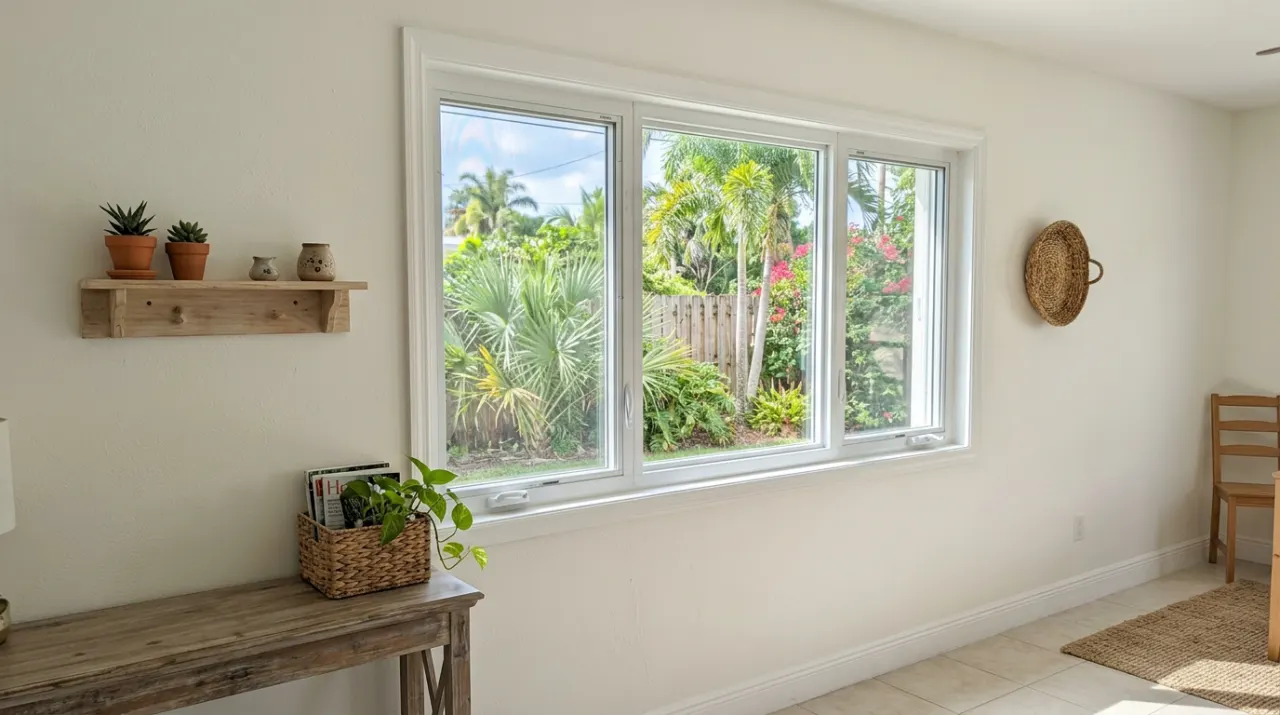 After: new larger window opening