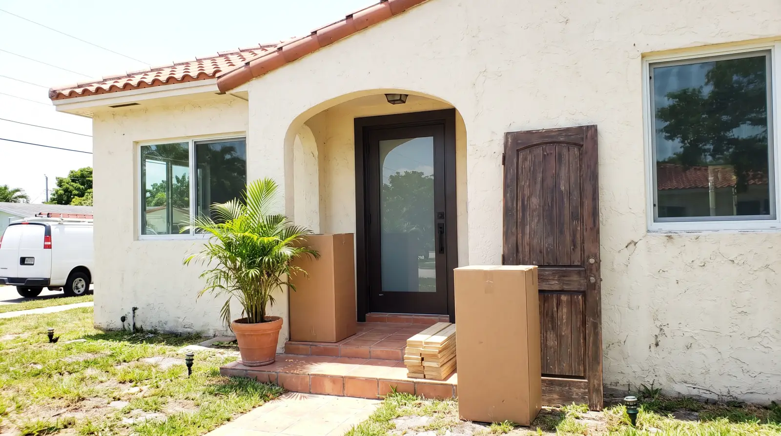 Impact front door on a Hollywood, FL home