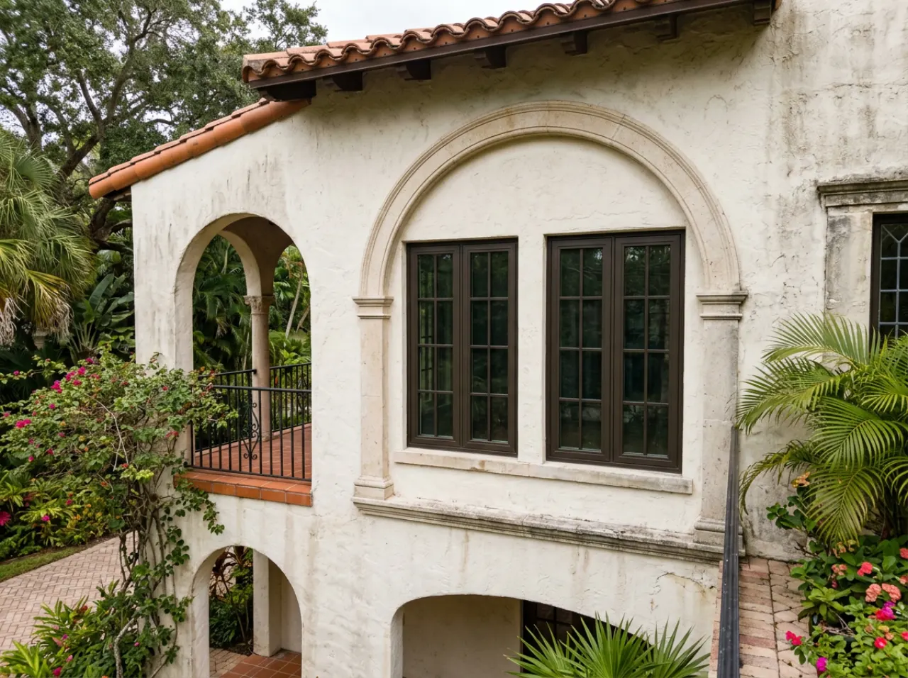Custom impact casement windows in Coral Gables, FL